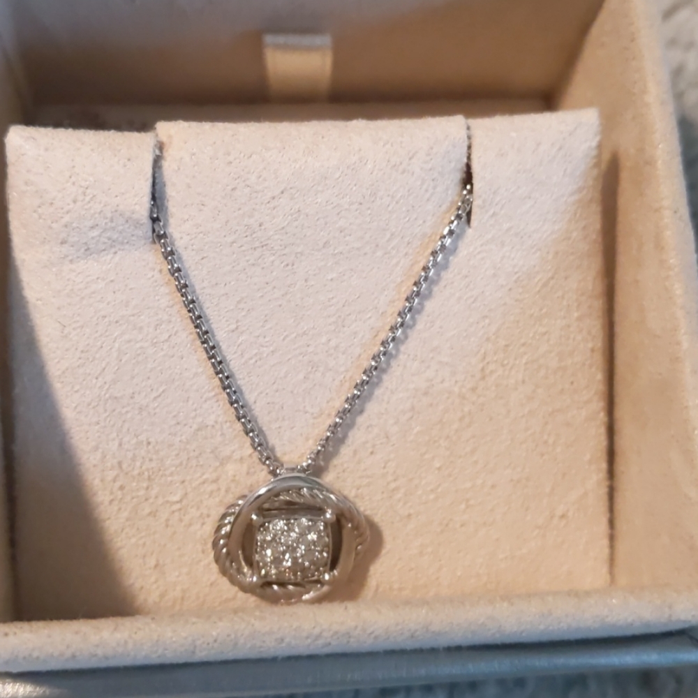 David Yurman diamond necklace